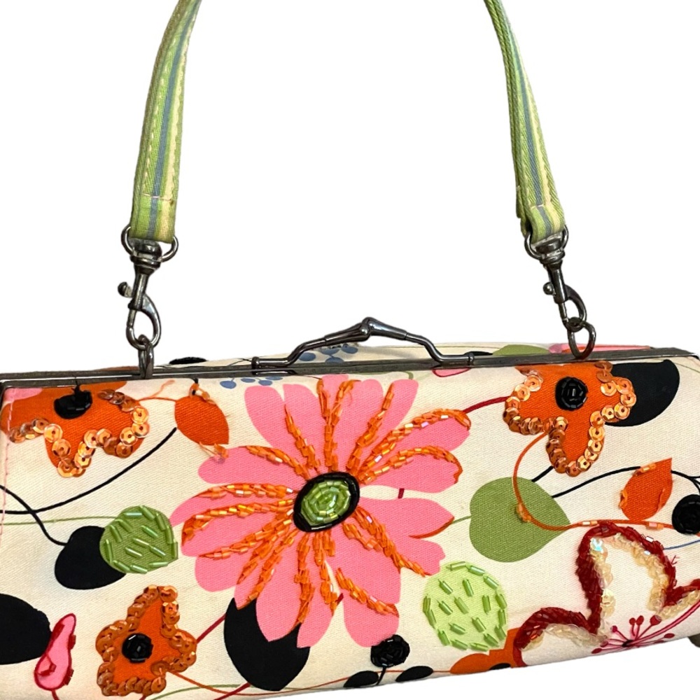 Vintage FAR NINE Beaded Handbag - Picture 2 of 7